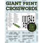 Giant Print Crosswords - Paperback