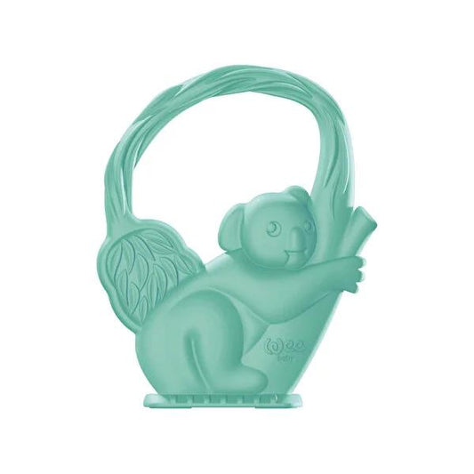 Wee Baby Zoo Silicone Teether Toy for Babies - BPA-Free, Non-Toxic, Teething Relief for Infants