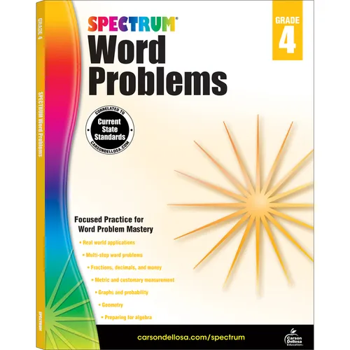 Word Problems, Grade 4: Volume 77 - Paperback