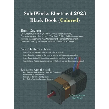 SolidWorks Electrical 2023 Black Book - Hardcover