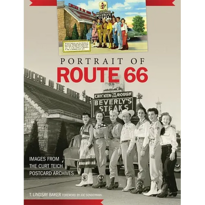 Portrait of Route 66: Images from the Curt Teich Postcard Archives - Hardcover