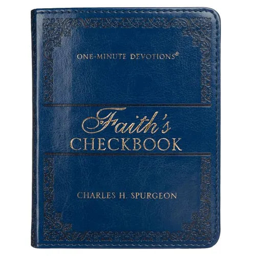 One-Minute Devotions Faith's Checkbook - Imitation Leather