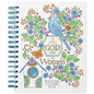 A Little God Time for Women: Devotional Coloring Book - Spiral