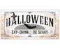Halloween Eat Drink Be Scary - Canvas