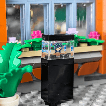 Hamster Enclosure - Minifig Scale - Custom Printed - Made Using LEGO® Parts