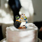 Hand-Painted Talavera Wedding Cake Topper | Mexican Bridal Decor