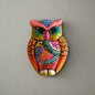 Small Guerrero Owl Wall Decor | Handmade Mexican Ceramic Accent