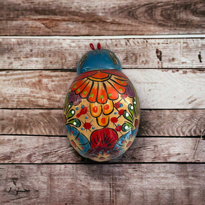 Handmade Talavera Ladybug Wall Art | Colorful Mexican Ceramic Decor
