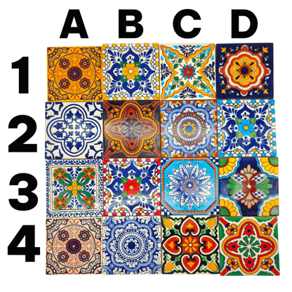 Handmade Talavera Tile Keepsake Box | Mexican Wooden Jewelry Box