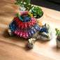 Artisan Crafted Aztec Turtle Statue | Handmade Cultural Decor Accent