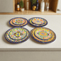 Colorful Talavera Dinnerware Set | 12-Piece Plate Set