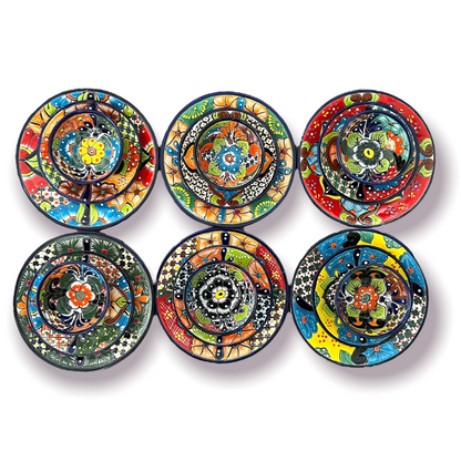 20-Piece Talavera Dinnerware Set | Floral Tableware for 6