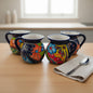 Talavera Floral Coffee Mug | Handmade Mexican Ceramic Cup