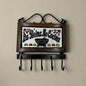 Talavera Key Holder | Handmade Mexican Wall Hook