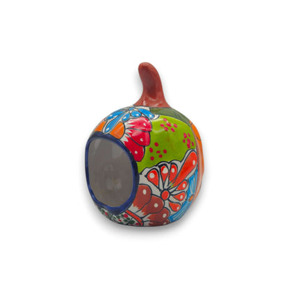 Handmade Talavera Pumpkin | Mexican Jack-O'-Lantern Decor