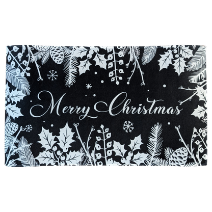 Merry Christmas Welcome Mat - 29" x 16"