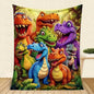 HD Digital Print Flannel Throw Blanket