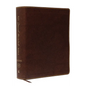 KJV, Journal the Word Bible, Large Print, Bonded Leather, Brown, Red Letter Edition: Reflect, Journal, or Create Art Next to Your Favorite Verses - Leather