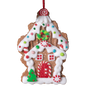 Clay Dough Gingerbread House Ornament - 5 Inch -