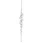 Acrylic Faceted Icicle -