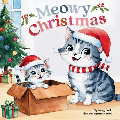 Meowy Christmas: A Funny, Cute, and Pun-tastic Rhyming Book for Babies or Toddlers (Merry Christmas Gift Puns Book) - Paperback