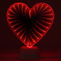 Hearth and Haven Laser Night Light Desktop Decorative Infinity Mirror