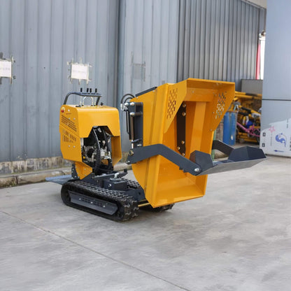 Heavy-Duty 6.5HP 1100LBS Tracked Hydraulic Dumper With Shovel (SAK62780)