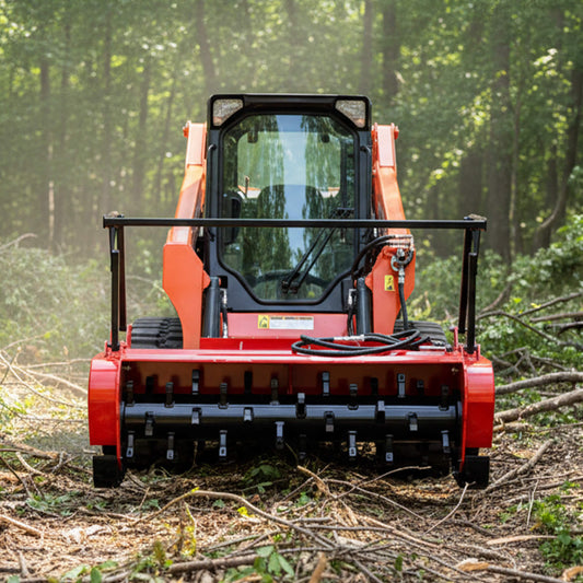 Heavy-Duty 60-Inch Hydraulic Forestry Mulcher Skid Steer Loader Attachment (SAK50792)