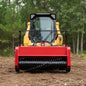 Heavy-Duty 72-Inch Hydraulic Forestry Mulcher Skid Steer Loader Attachment (SAK39168)