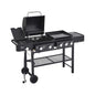 Castelle Flame Heavy-Duty All-In-One Outdoor 5-Burner 56K BTU Liquid Propane Grill (SAK57124)