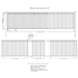 [12-30FT] Heavy-Duty Madrid-Style Premium Steel Sliding Driveway Gate (SAK23857)