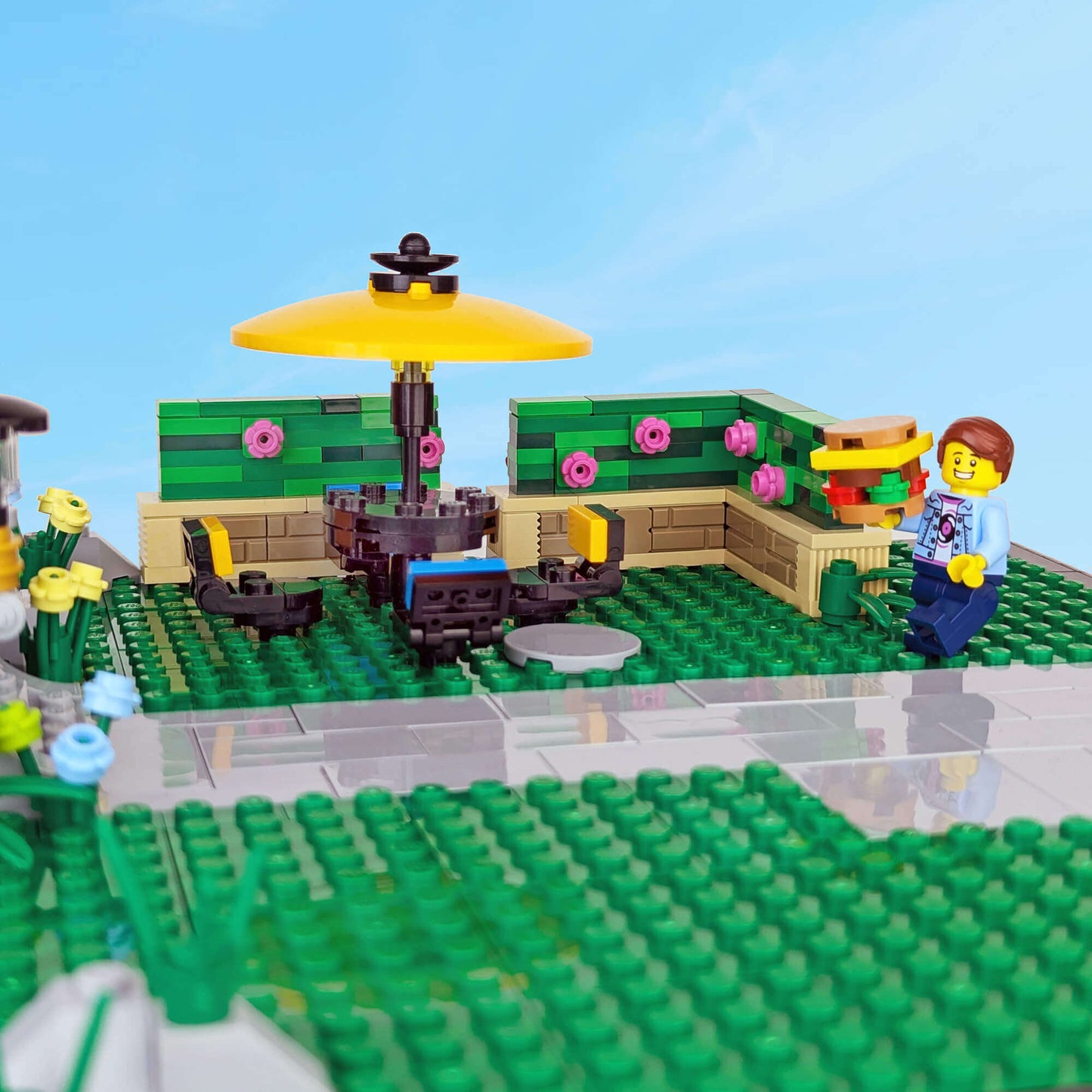 Hedge Planter Set - Custom Building Set - Made Using LEGO® Parts
