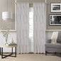 2-Piece Set: Hexagon Strié Window Curtain Panel Pair