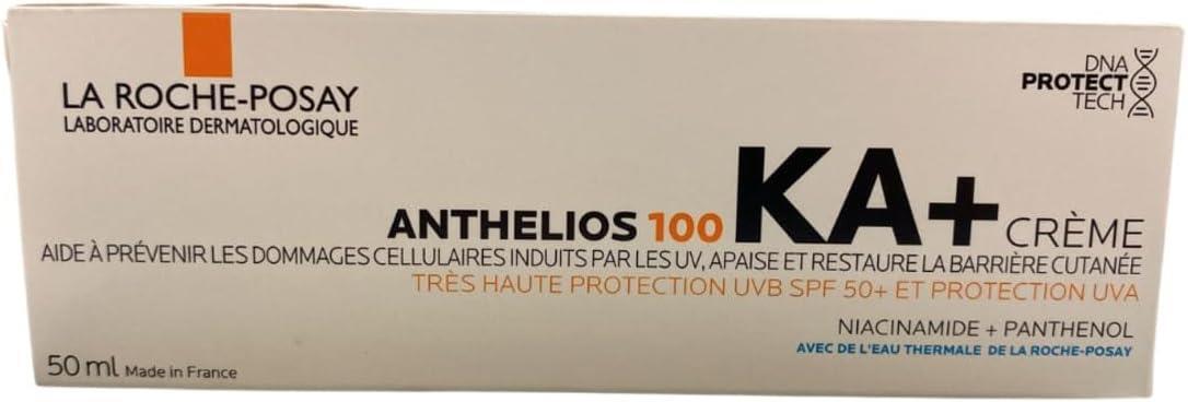 La Roche-Posay Anthelios 100 Ka+ Sunscreen: High UVA UVB Protection for Sensitive Skin | Fragrance-Free, Non-Comedogenic, Daily UV Defense