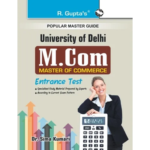 Delhi University (DU) M.Com Entrance Test Guide - Paperback