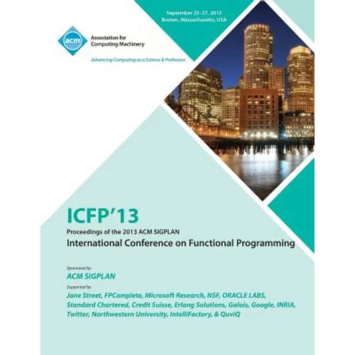 ICFP 14 19th ACM SIGPLAN International Conference On Functional Programming - Paperback