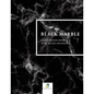 Black Marble Composition Book Wide Ruled 100 Pages - Paperback