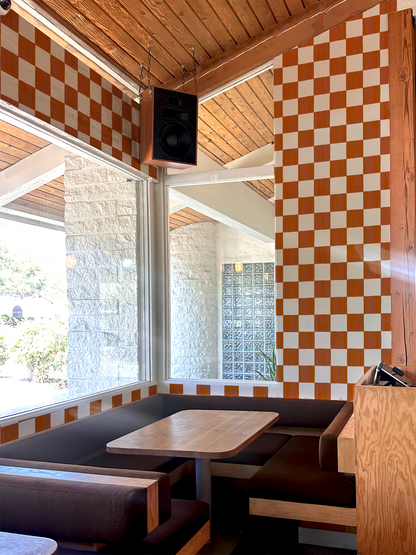 Checkers Wallpaper, rust