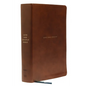 Net, Love God Greatly Bible, Leathersoft, Brown, Comfort Print: Holy Bible - Imitation Leather