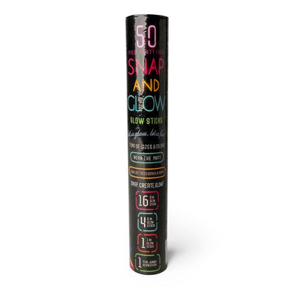 50 Snap and Glow Glow Sticks