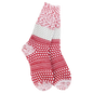 Holiday Gallery Textured Crew - Peppermint