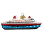 Cruise Ship Glass Ornament
