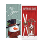 Christmas Money Card Holder - Snowman/Skis