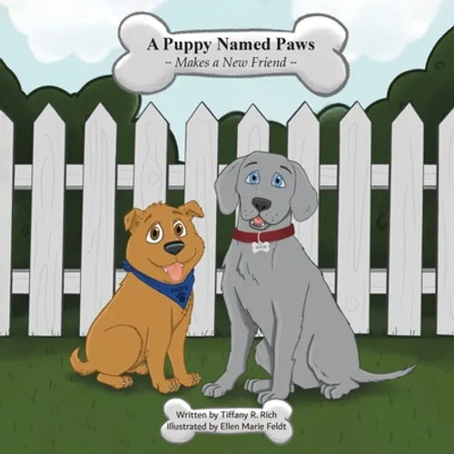 A puppy Named Paws Makes a New Friend - Paperback