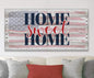 Home Sweet Home Flag - Canvas