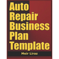 Auto Repair Business Plan Template - Paperback