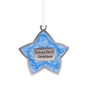 Baby’s First Christmas Ornament – Blue Star Keepsake