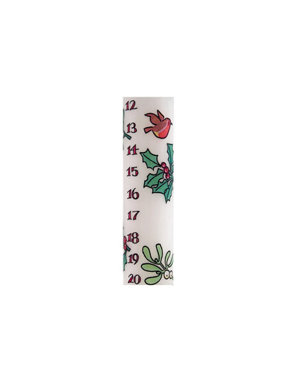 Advent Taper Candle - Holly and the Ivy