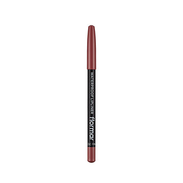 Flormar Waterproof Matte Lip Liner Pencil - Long Lasting, Highly Pigmented Formula
