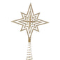 Gold Acrylic Moravian Star Tree Topper